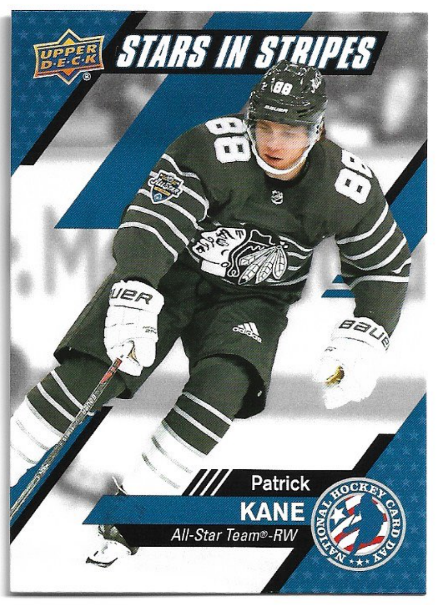 Stars in Stripes PATRICK KANE 20-21 National Hockey Card Day USA