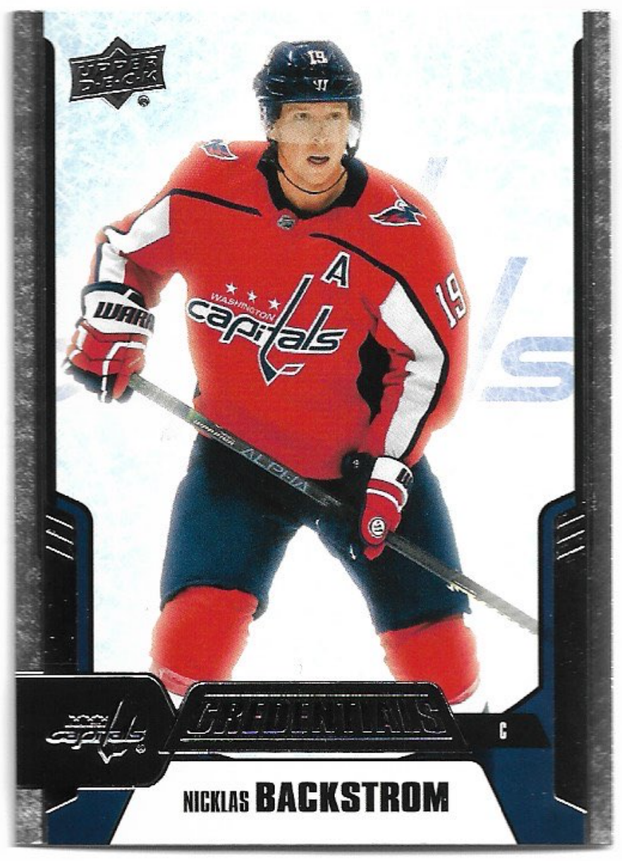 NICKLAS BACKSTROM 19-20 UD Credentials