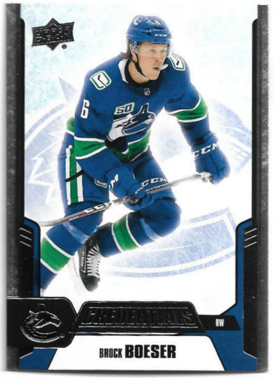 BROCK BOESER 19-20 UD Credentials