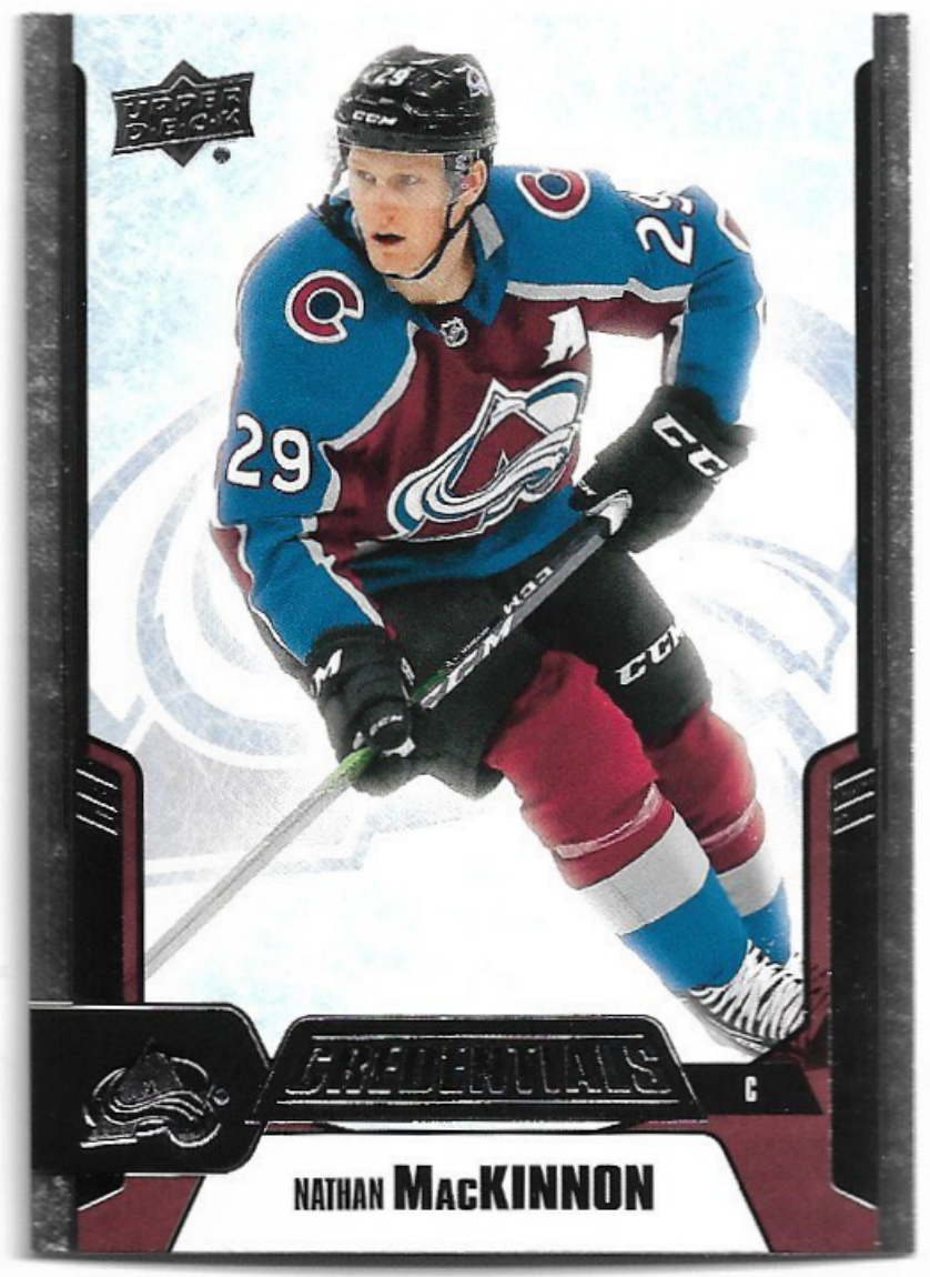 NATHAN MACKINNON 19-20 UD Credentials