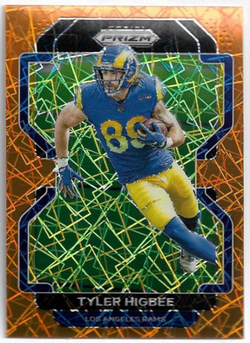 Lazer Prizm TYLER HIGBEE 2021 Panini Prizm Football