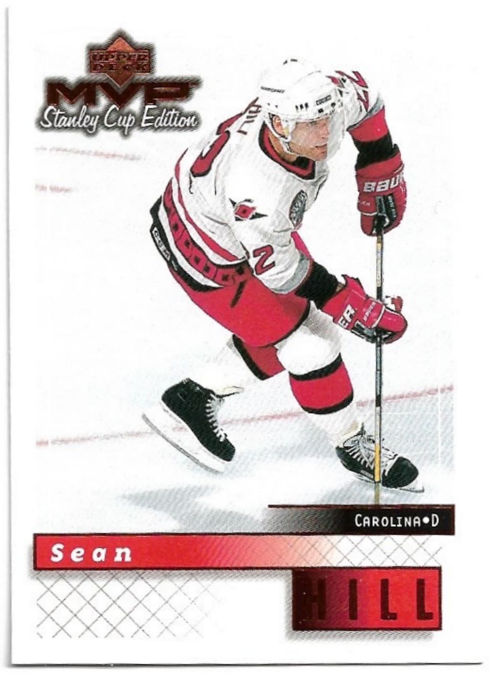 SEAN HILL 99-00 UD MVP Stanley Cup Edition