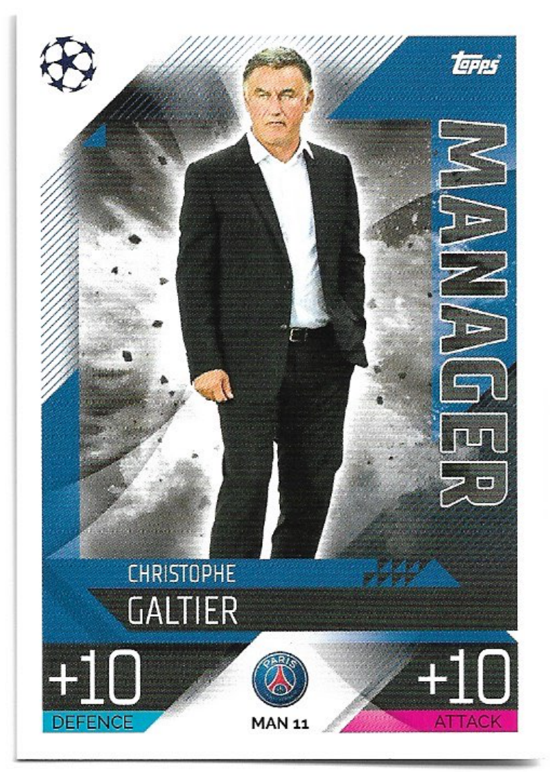 Manager CHRISTOPHE GALTIER 2023 Match Attax Extra UCL