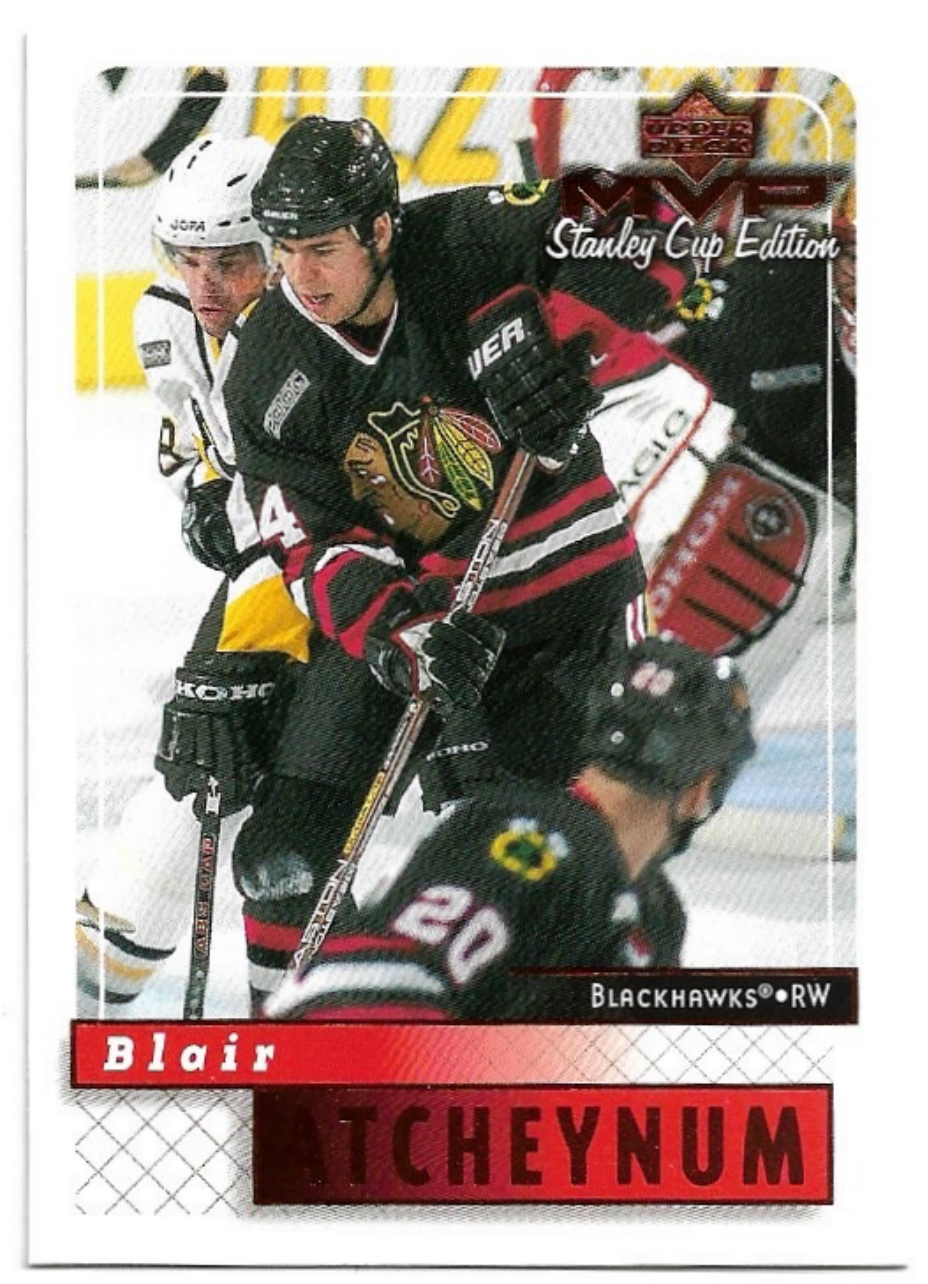 BLAIR ATCHEYNUM 99-00 UD MVP Stanley Cup Edition