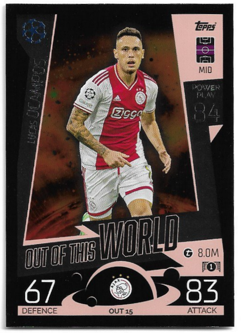 Out of this World LUCAS OCAMPOS 2023 Match Attax Extra UCL