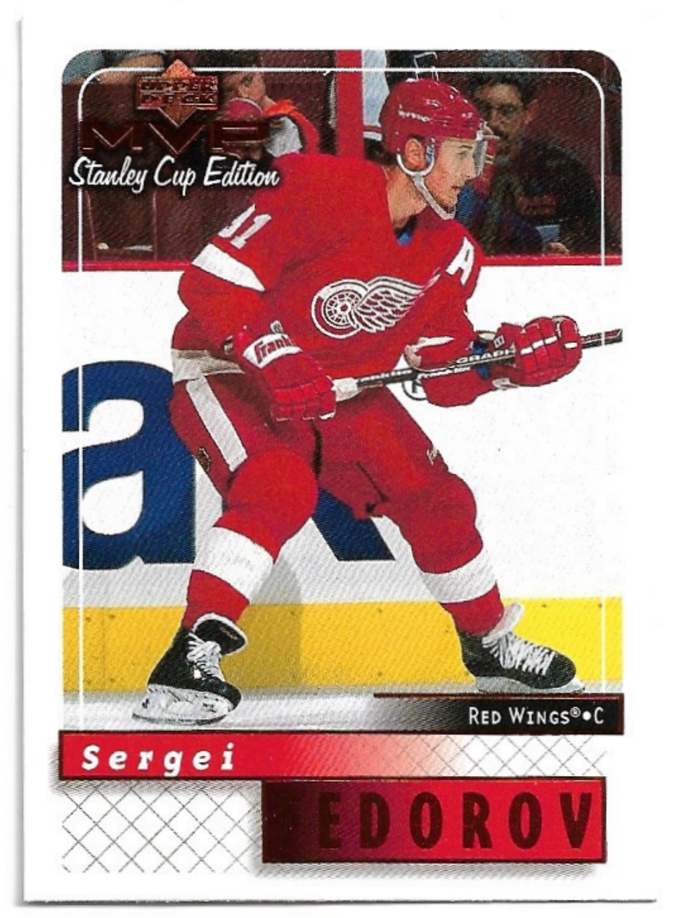 SERGEI FEDOROV 99-00 UD MVP Stanley Cup Edition