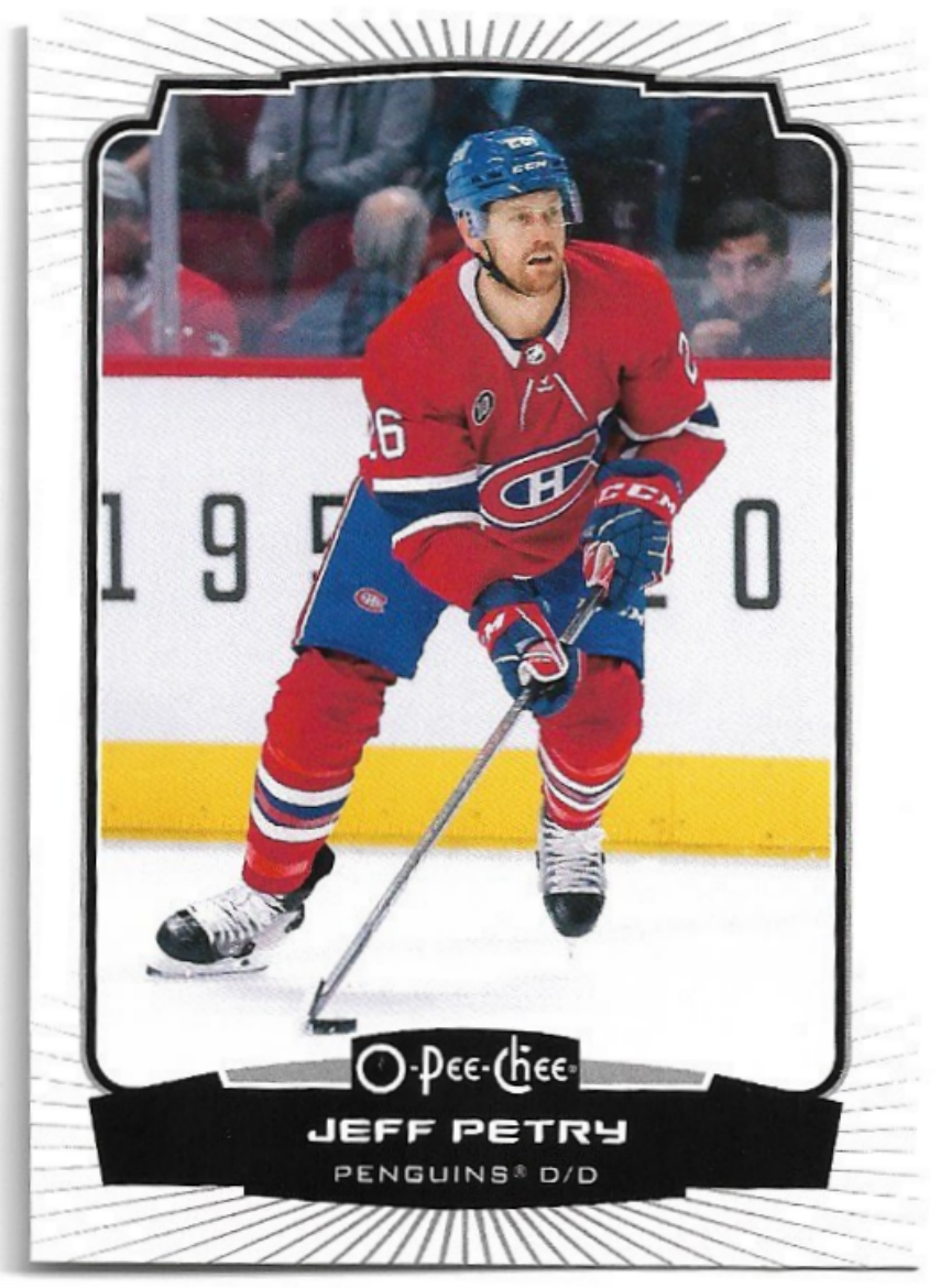 JEFF PETRY 22-23 UD O-Pee-Chee OPC