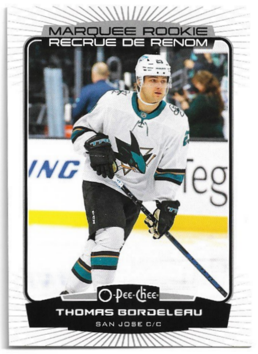 Marquee Rookie THOMAS BORDELEAU 22-23 UD O-Pee-Chee OPC