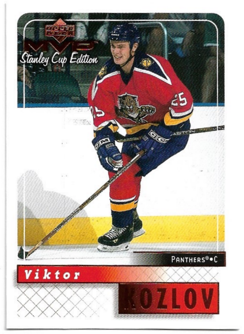 VIKTOR KOZLOV 99-00 UD MVP Stanley Cup Edition