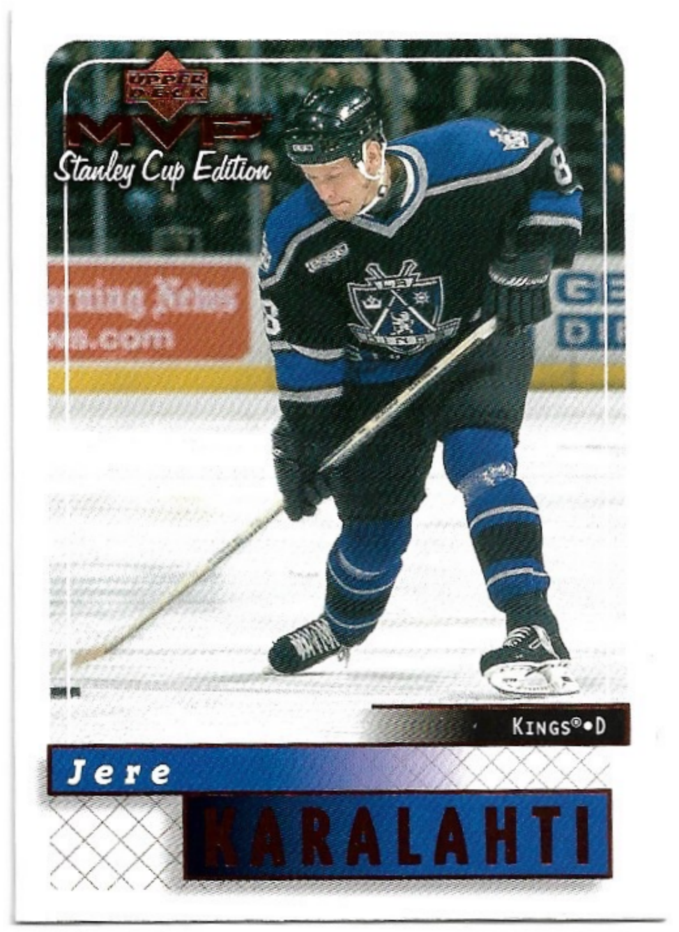 JERE KARALAHTI 99-00 UD MVP Stanley Cup Edition