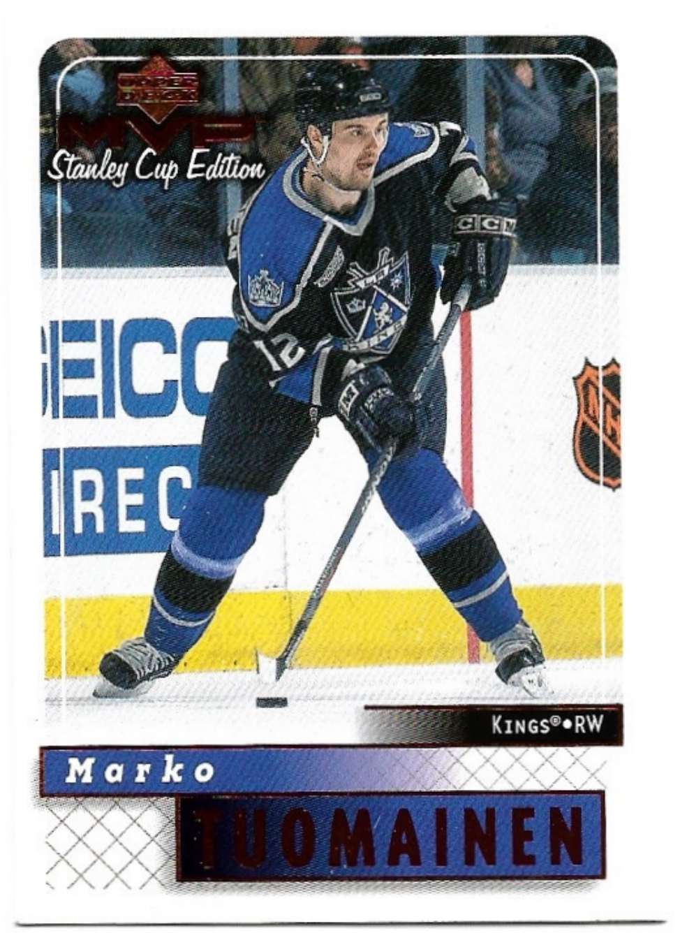 MARKO TUOMAINEN 99-00 UD MVP Stanley Cup Edition