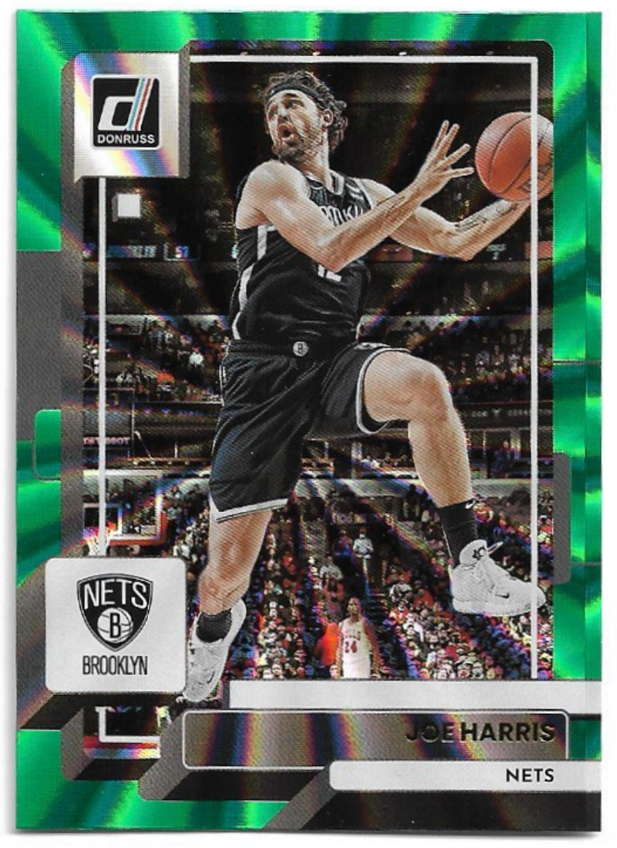 Holo Green Laser JOE HARRIS 22-23 Panini Donruss Basketball