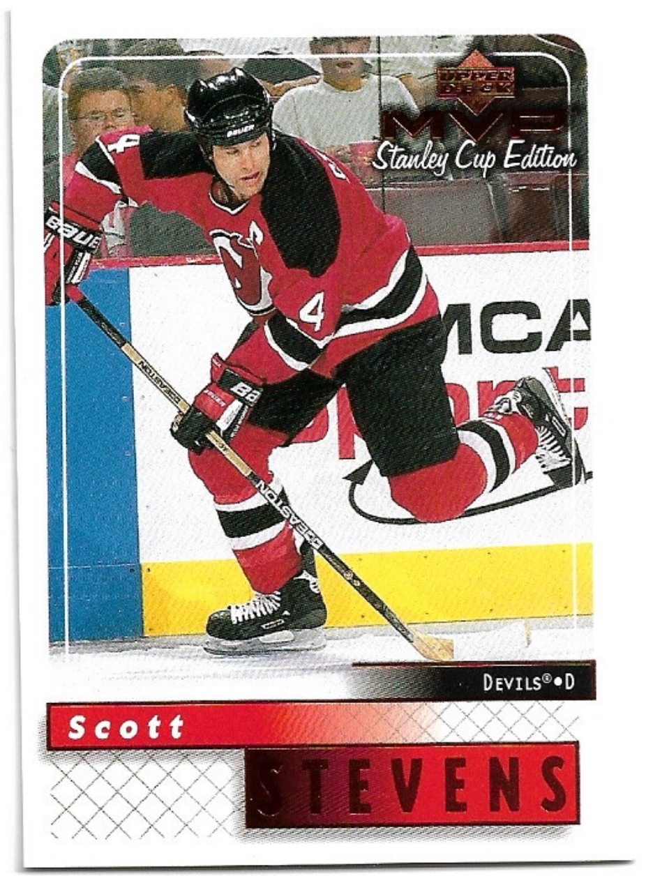 SCOTT STEVENS 99-00 UD MVP Stanley Cup Edition