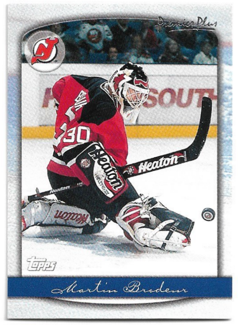 MARTIN BRODEUR 99-00 Topps Premier Plus