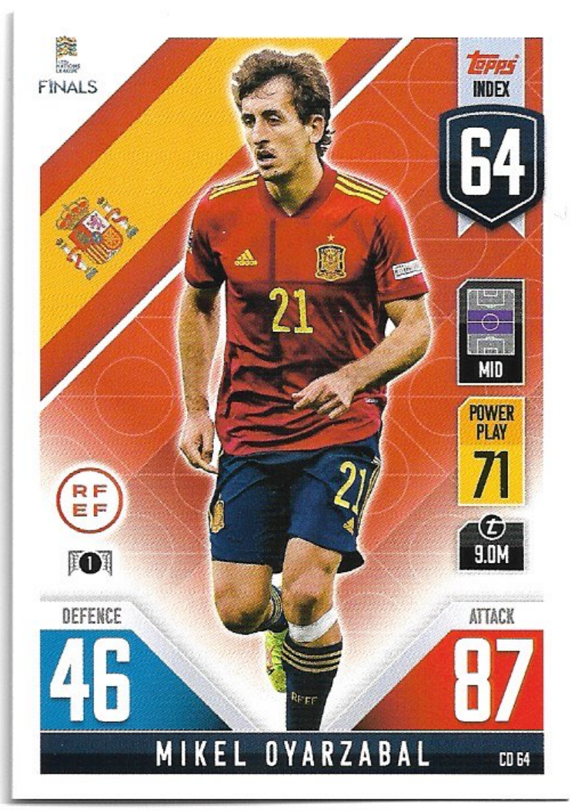 MIKEL OYARZABAL 2022 Topps Match Attax 101 RtUNLF