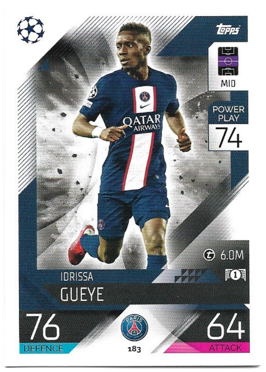 IDRISSA GUEYE 22-23 Match Attax UCL