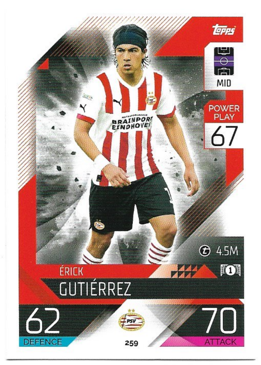 ERICK GUTIERREZ 22-23 Match Attax UCL