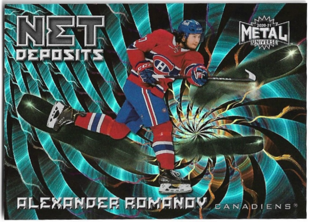 Rookie Net Deposits ALEXANDER ROMANOV 20-21 UD Metal Universe