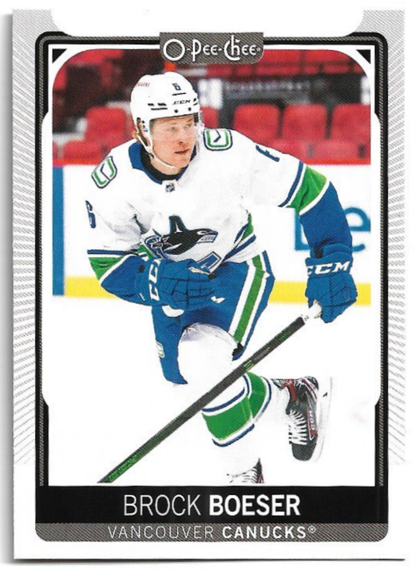 BROCK BOESER 21-22 UD O-Pee-Chee OPC