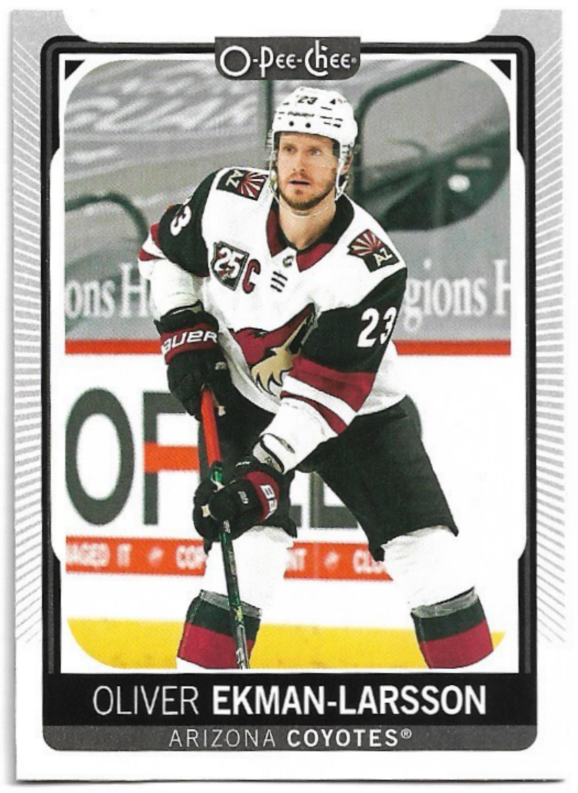 OLIVER EKMAN-LARSSON 21-22 UD O-Pee-Chee OPC