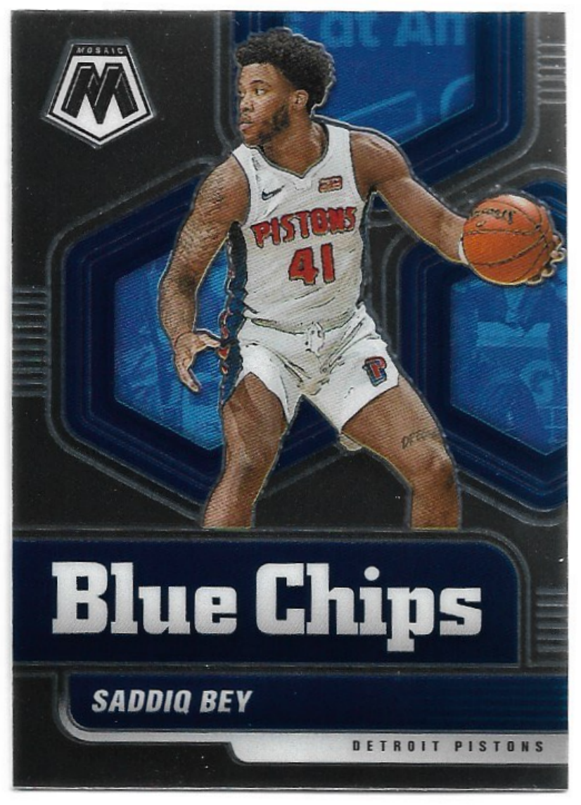 Rookie Blue Chips SADDIQ BEY 20-21 Panini Mosaic Basketball