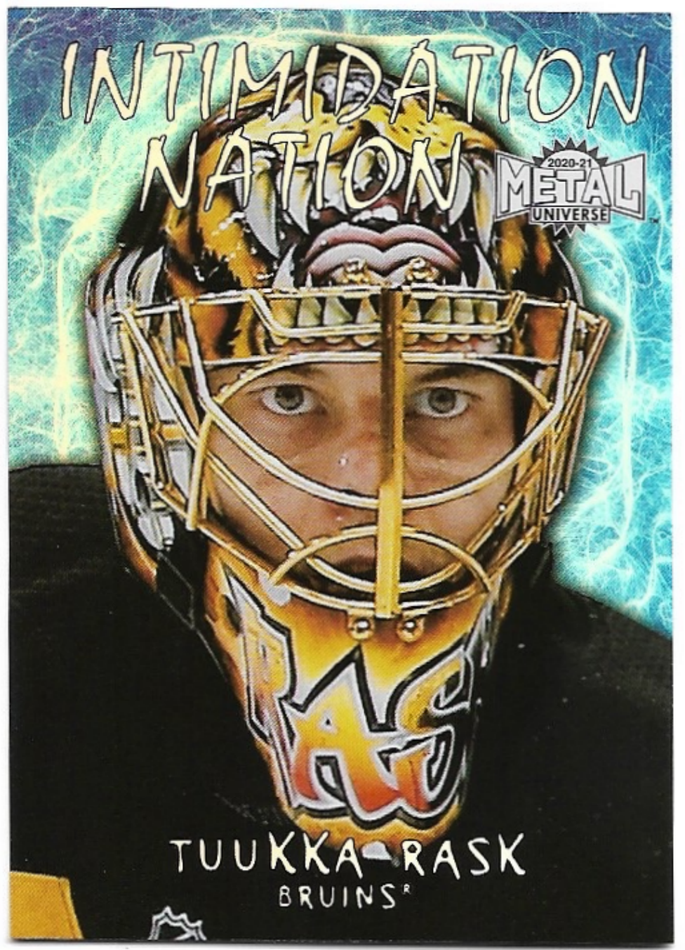 Intimidation Nation TUUKKA RASK 20-21 UD Metal Universe