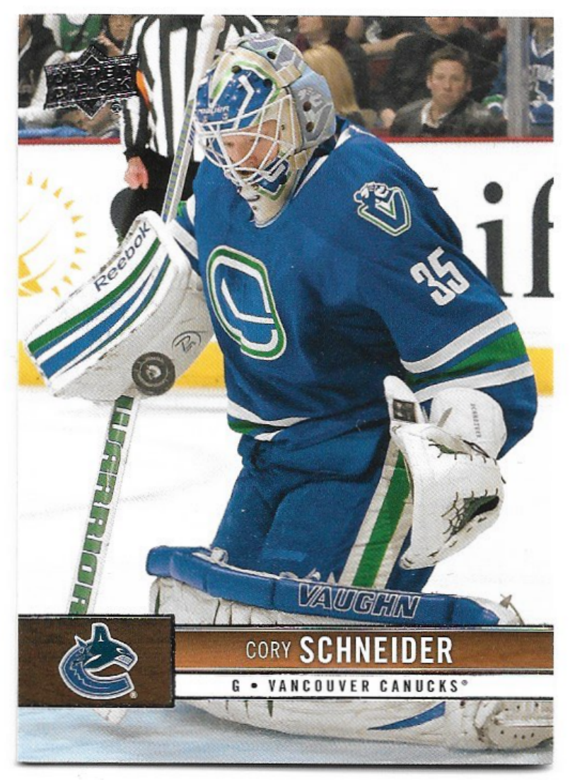 CORY SCHNEIDER 12-13 UD Series 1