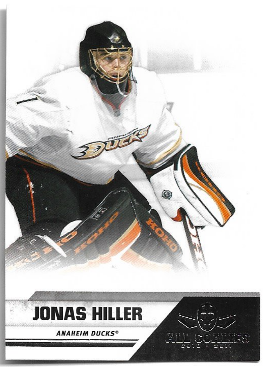 JONAS HILLER 2011 Panini All Goalies