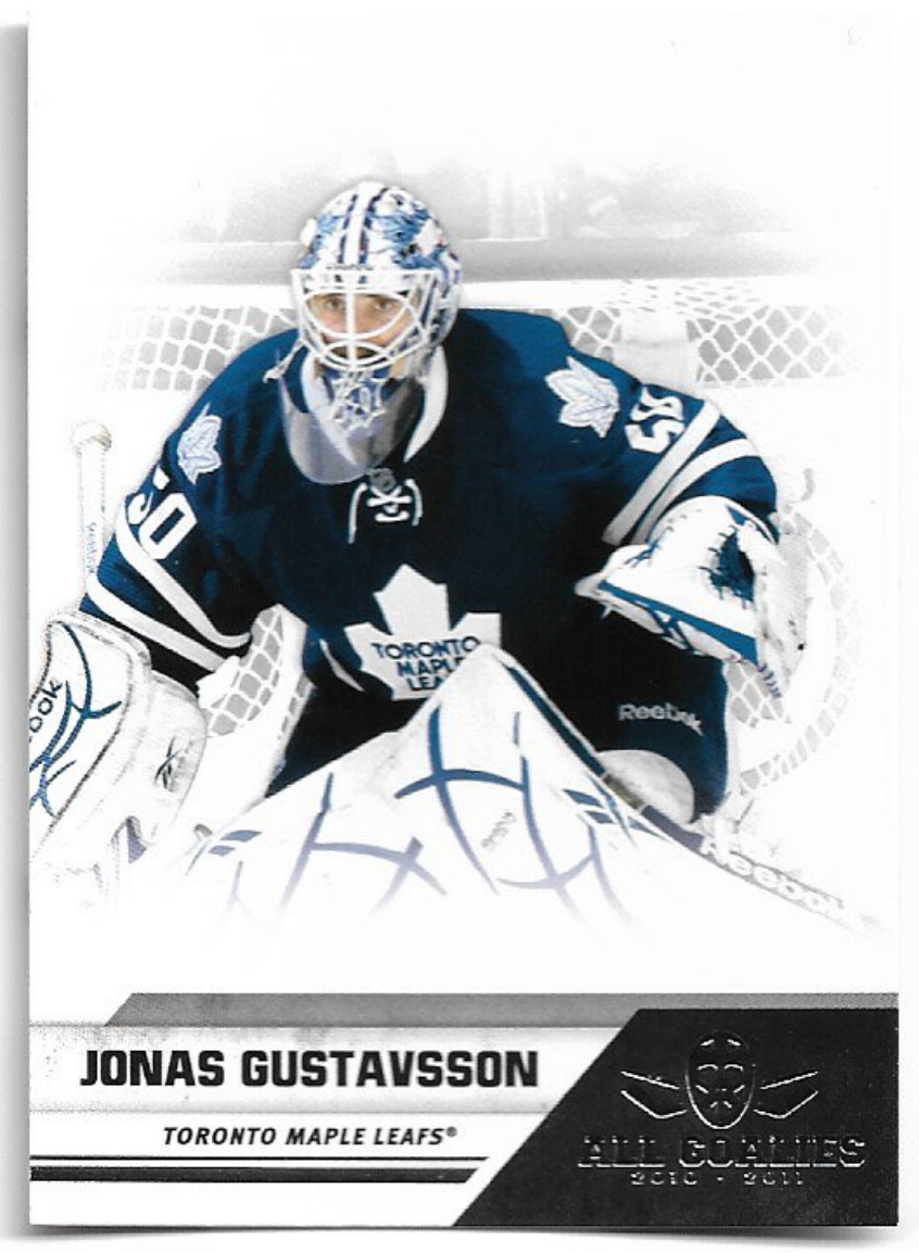 JONAS GUSTAVSSON 2011 Panini All Goalies