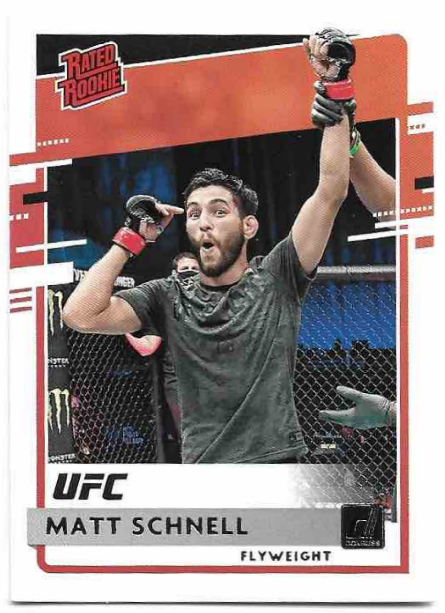 Rated Rookie MATT SCHNELL 2021 Panini Chronicles UFC