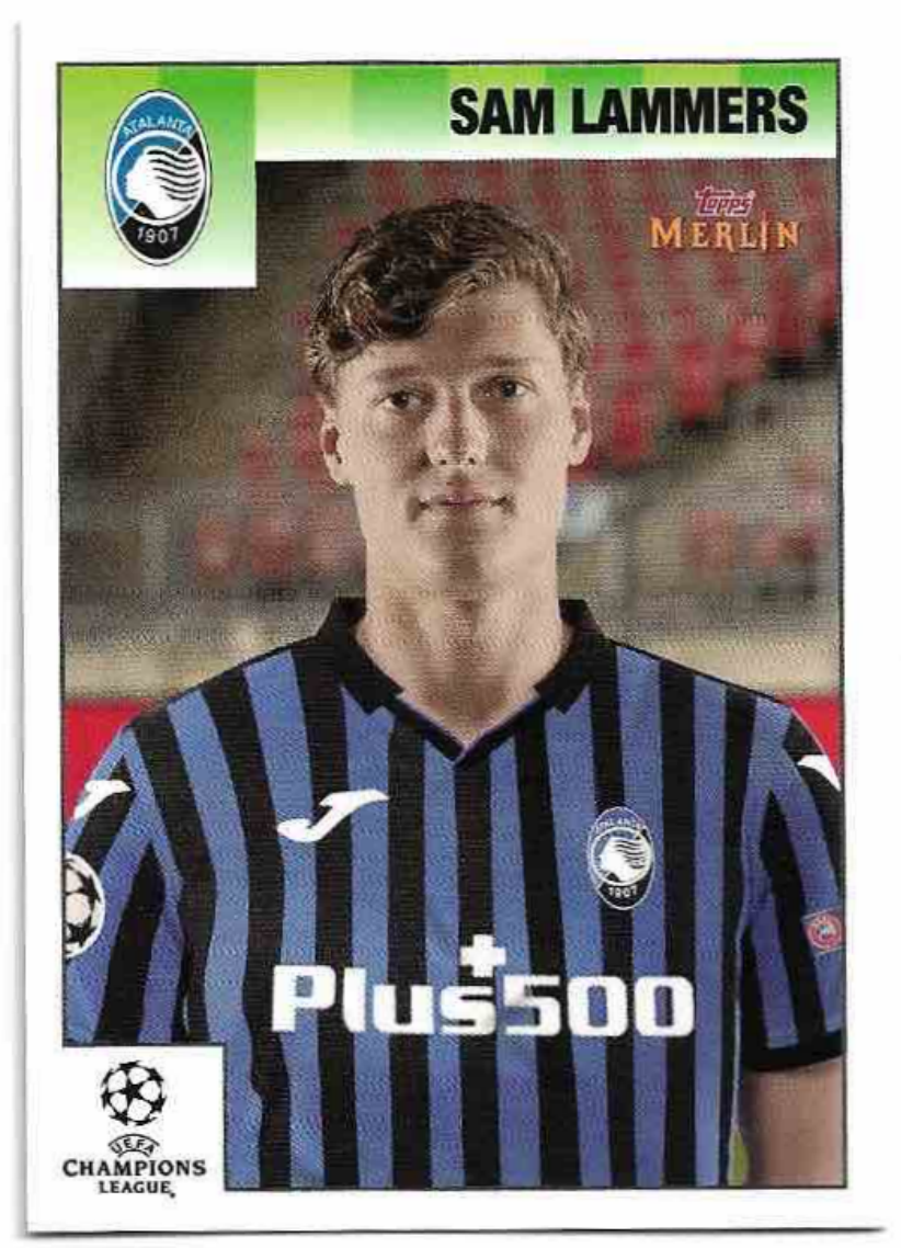 SAM LAMMERS 20-21 Topps Merlin's Heritage 95 UCL