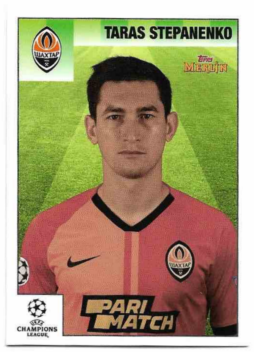 TARAS STEPANENKO 20-21 Topps Merlin's Heritage 95 UCL