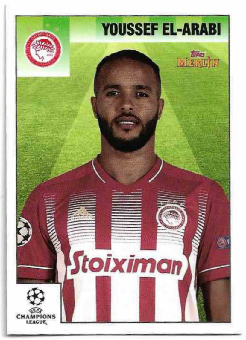 YOUSSEF EL-ARABI 20-21 Topps Merlin's Heritage 95 UCL