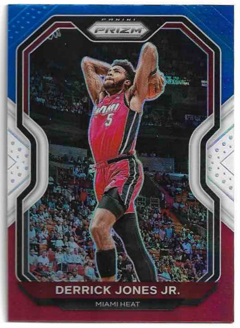 Red White & Blue Prizm DERRICK JONES JR. 20-21 Panini Prizm Basketball