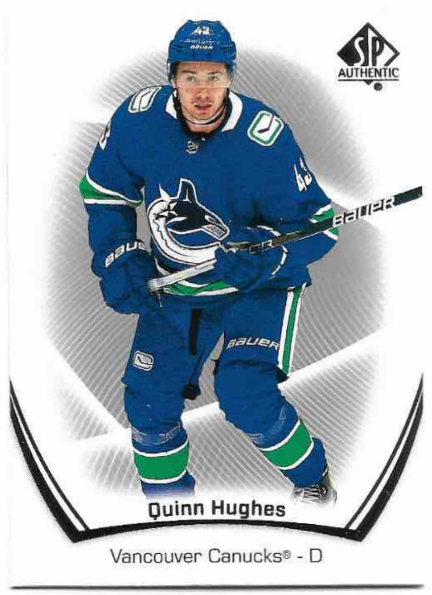 QUINN HUGHES 21-22 UD SP Authentic