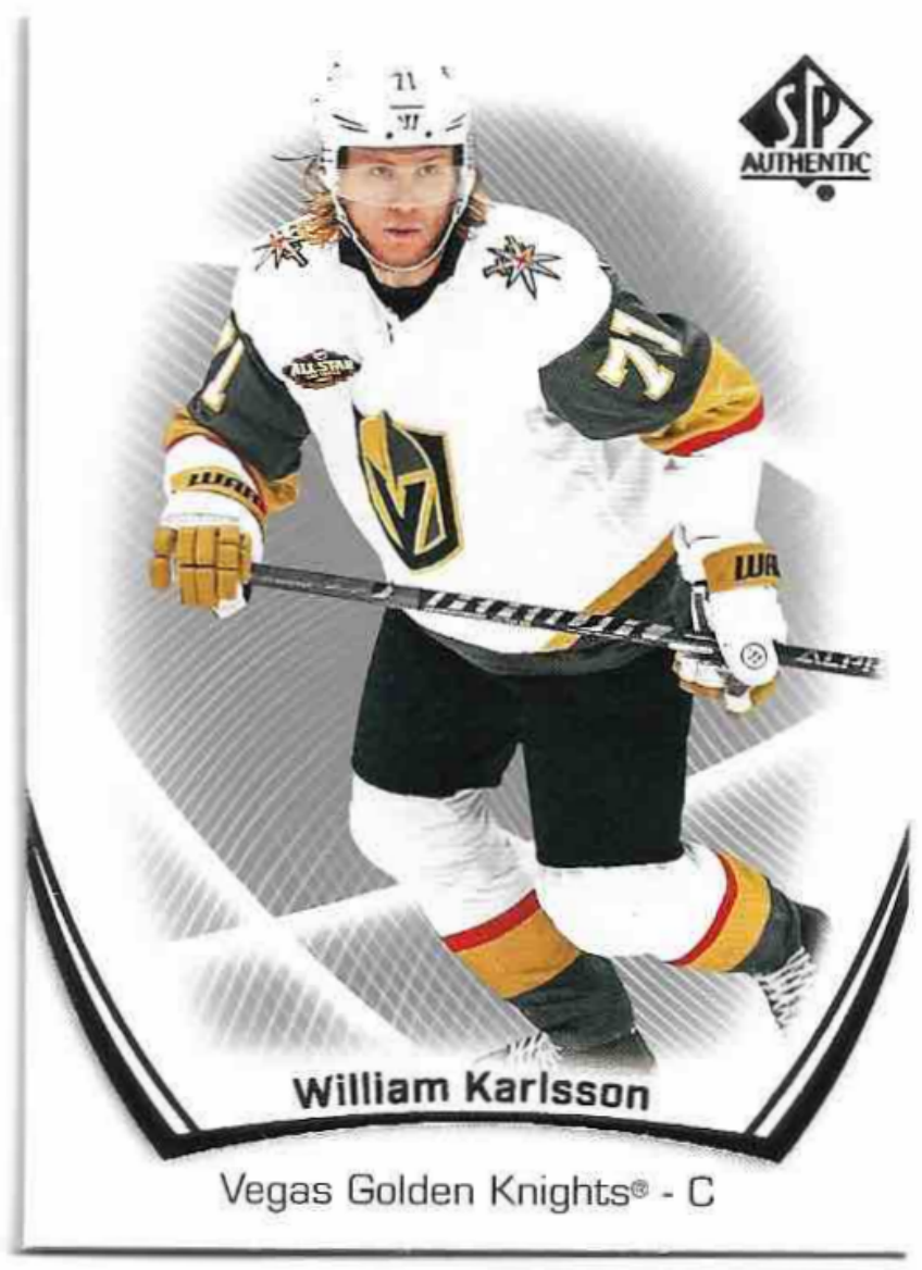 WILLIAM KARLSSON 21-22 UD SP Authentic