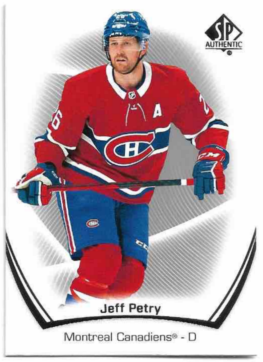 JEFF PETRY 21-22 UD SP Authentic