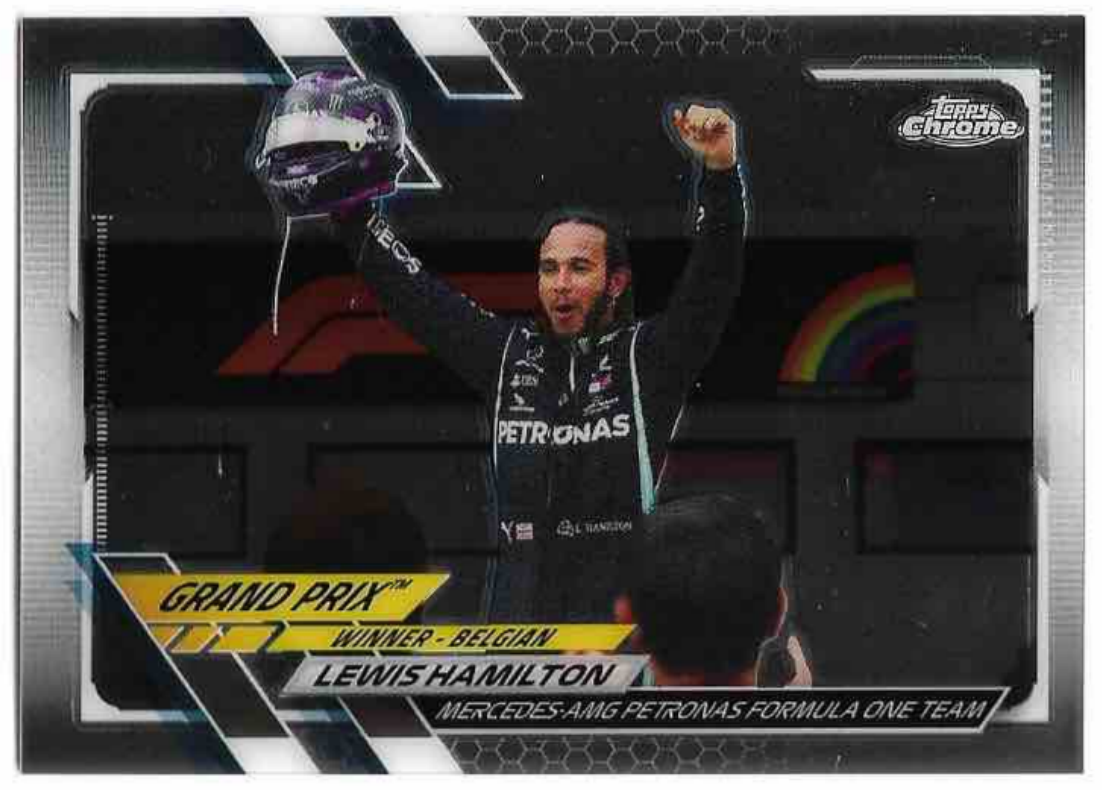 Grand Prix Winner LEWIS HAMILTON 2021 Topps Chrome Formula 1