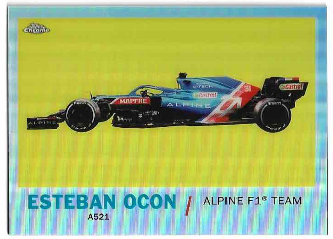 1961 ESTEBAN OCON 2021 Topps Chrome Formula 1