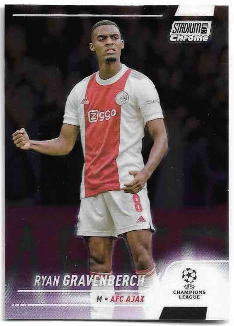 RYAN GRAVENBERCH 21-22 Topps Stadium Club Chrome UCL