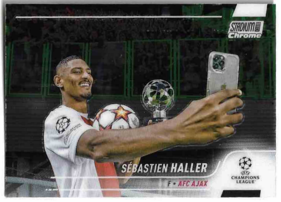 SEBASTIEN HALLER 21-22 Topps Stadium Club Chrome UCL