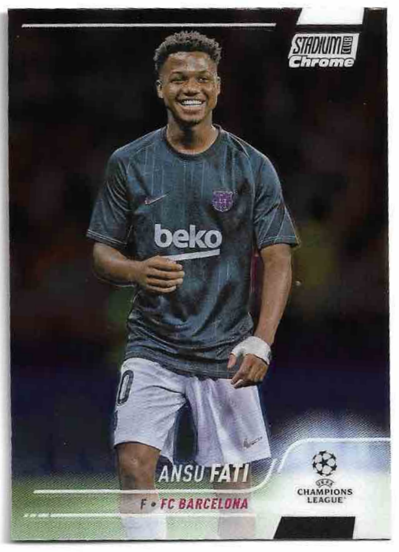 ANSU FATI 21-22 Topps Stadium Club Chrome UCL