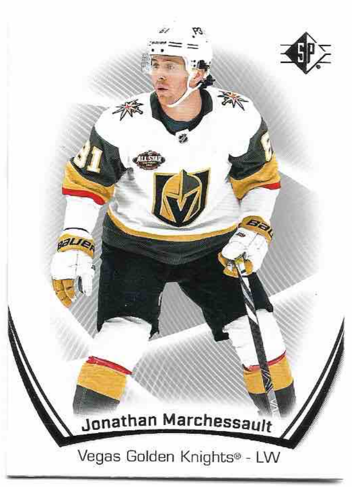 JONATHAN MARCHESSAULT 21-22 UD SP Hockey