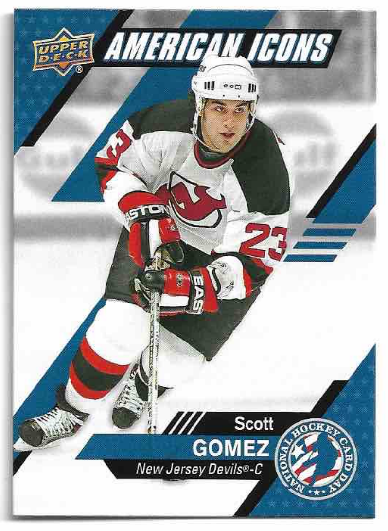 American Icons SCOTT GOMEZ 20-21 National Hockey Card Day USA