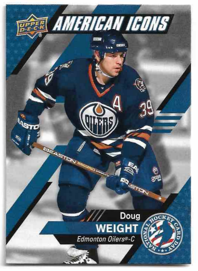 American Icons DOUG WEIGHT 20-21 National Hockey Card Day USA