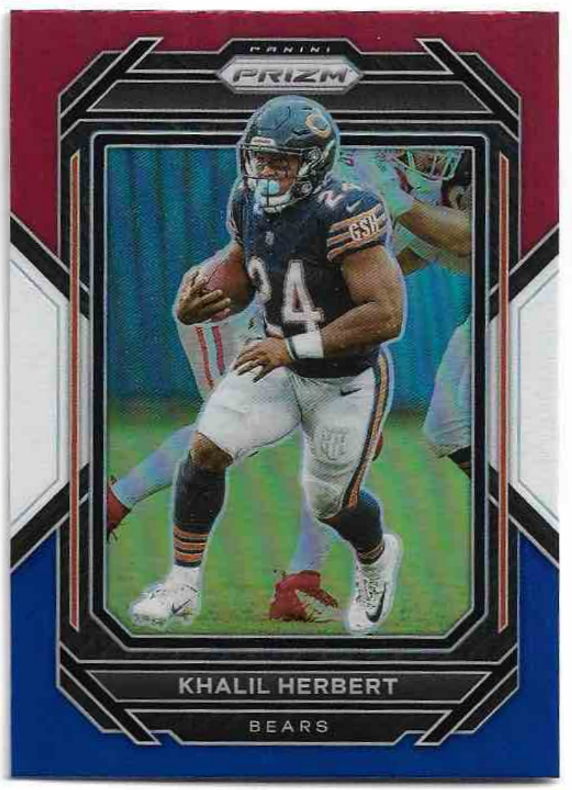 Red White & Blue Prizm KHALIL HERBERT 2022 Panini Prizm Football