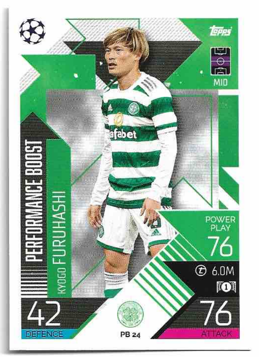 Performance Boost KYOGO FURUHASHI 2023 Match Attax Extra UCL