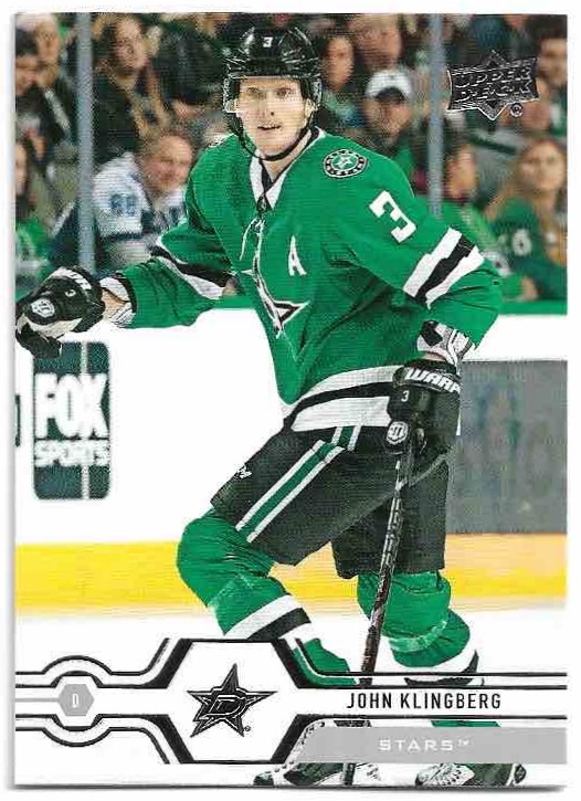 JOHN KLINGBERG 19-20 UD Series 1