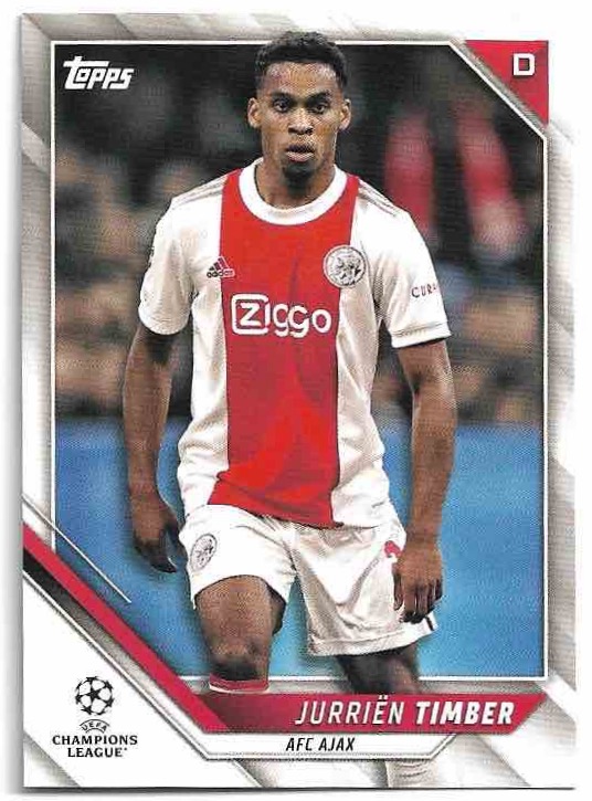 JURRIEN TIMBER 21-22 Topps UEFA Champions League