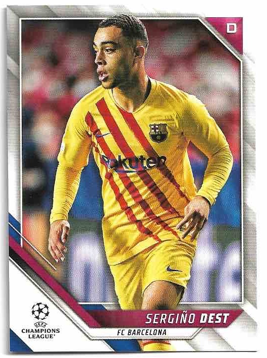 SERGINO DEST 21-22 Topps UEFA Champions League